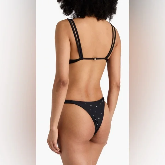 Alessandra Rick Crystal Embellished Bikini Size 44 (US Sz 8) MSRP$620 NWT - Picture 2 of 9